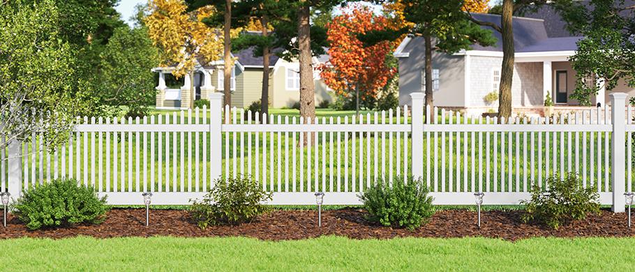 CHESTNUT SCALLOP - aluminum,chain,automatic Fencing System