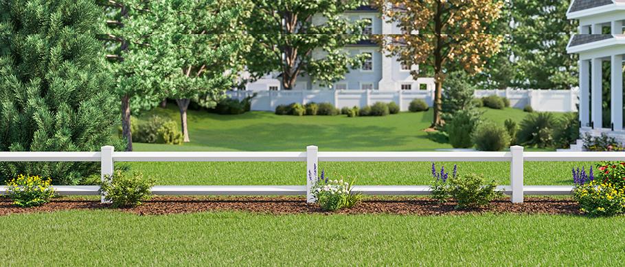 DIAMOND POST RAIL 2 - aluminum,chain,automatic Fencing System