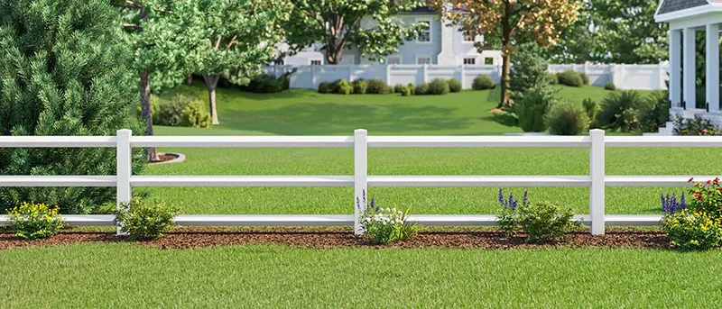 DIAMOND POST RAIL 3 - Premium Fencing System