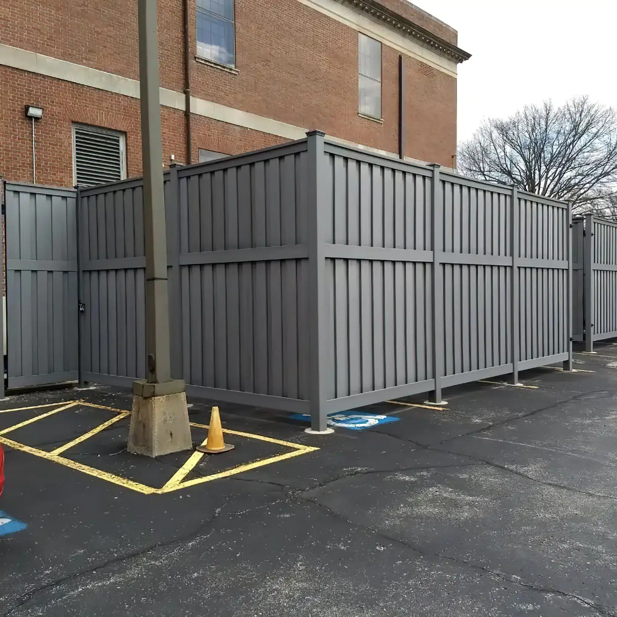 Tall Utility Enclosure - vinyl,wood,composite Fencing System